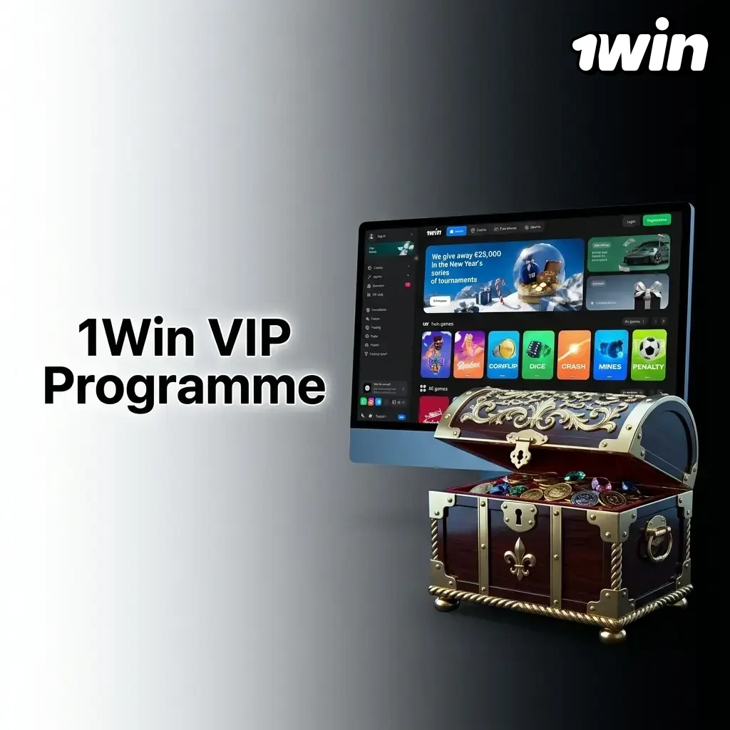 1Win VIP Programme tiers from Bronze to Diamond with loyalty points, perks, and escalating rewards for consistent players