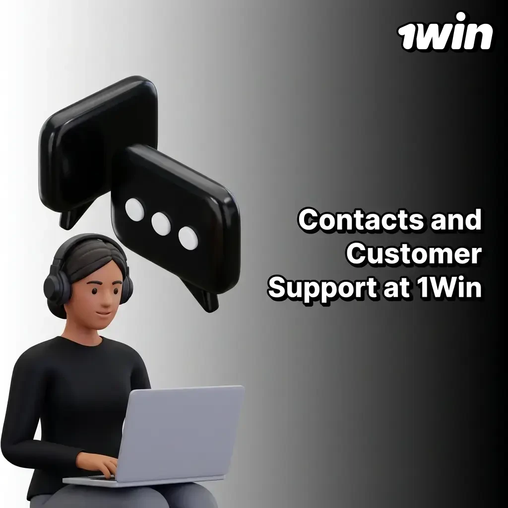 1Win customer support options including live chat, email, and Telegram for Indian players available 24/7