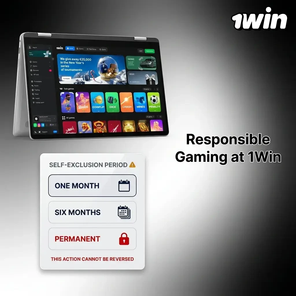 1Win responsible gaming tools including deposit limits, self-exclusion, and session controls for safe play in India